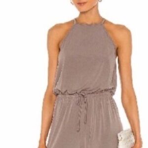 Lanston Sport Taupe Jumpsuit
